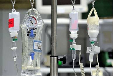 От капельницы болит спина